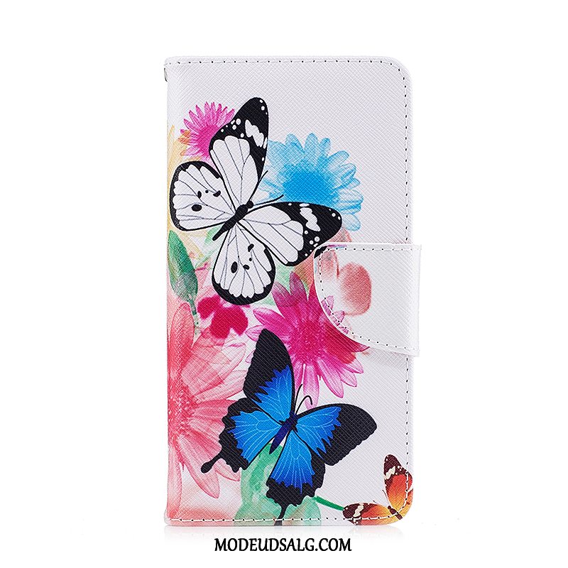 Nokia 3.1 Etui / Cover Cartoon Malet Lilla Beskyttelse