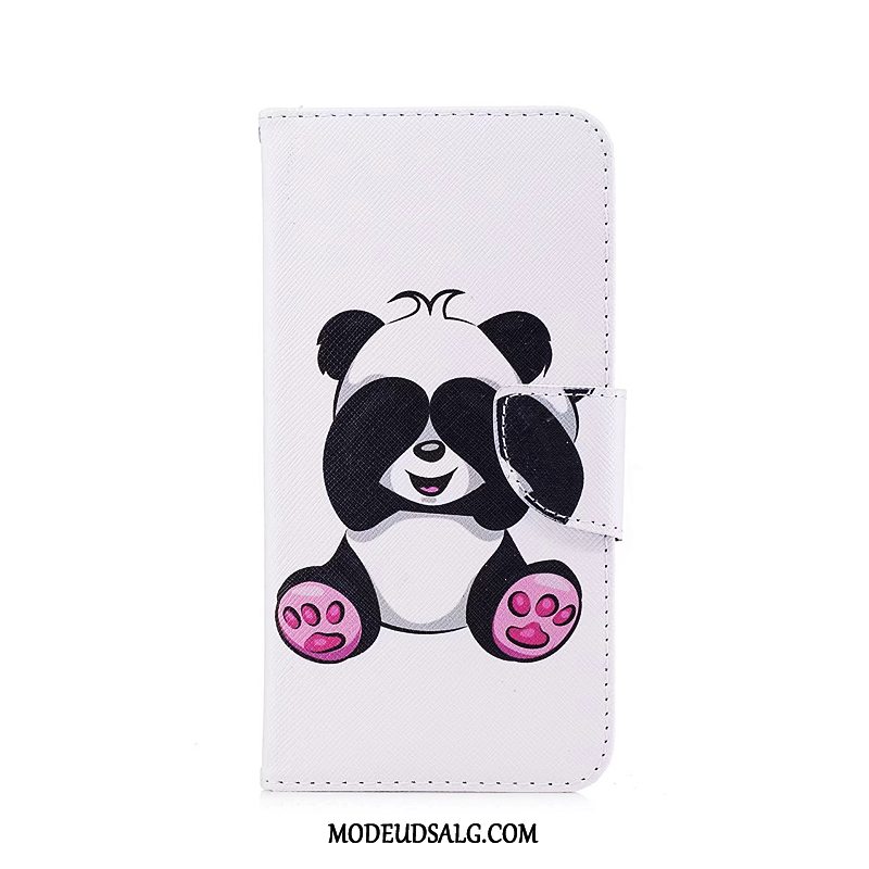 Nokia 3.1 Etui / Cover Cartoon Malet Lilla Beskyttelse