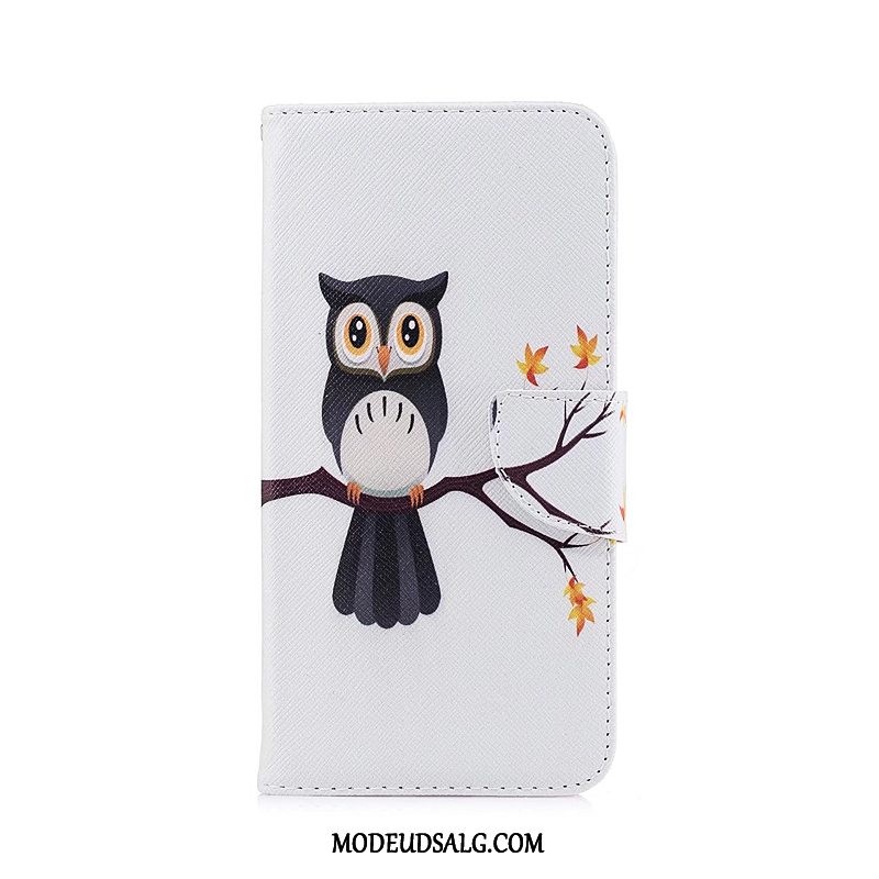 Nokia 3.1 Etui / Cover Cartoon Malet Lilla Beskyttelse