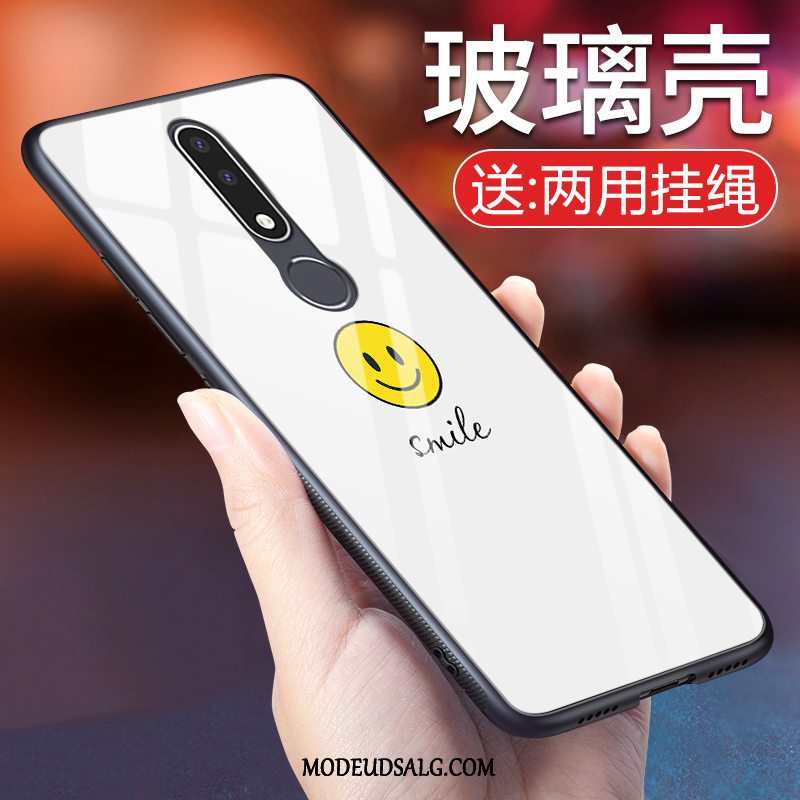 Nokia 3.1 Etui Kærlighed Smiley Simple Lille Sektion Glas