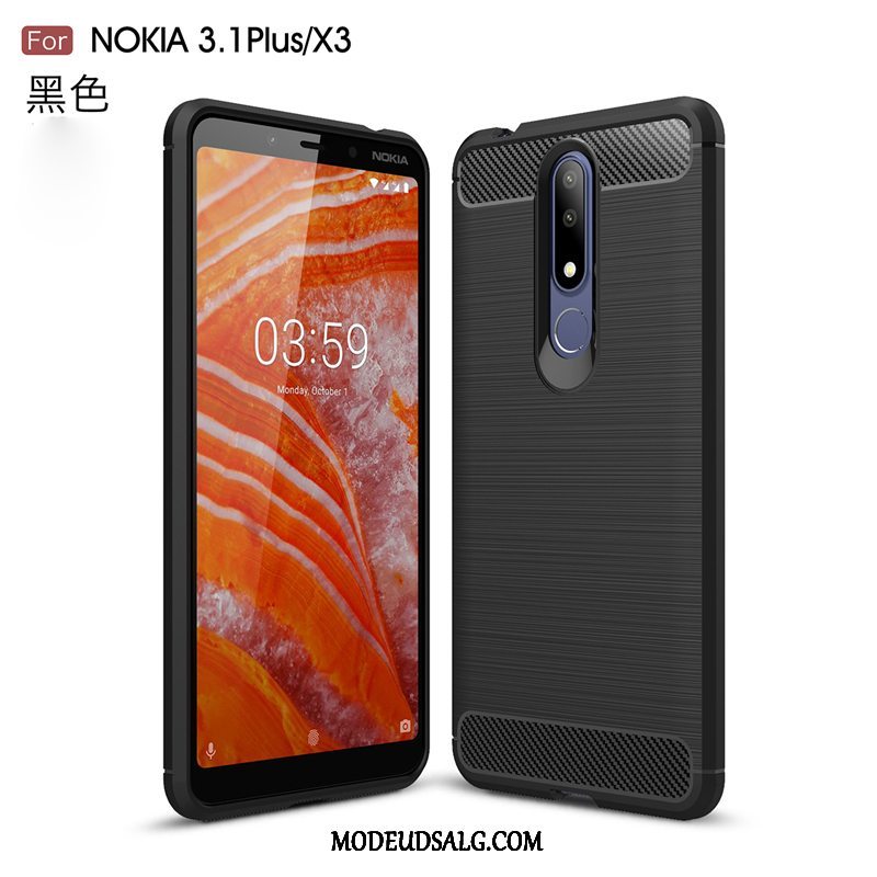 Nokia 3.1 Plus Etui Alt Inklusive Silikone Blød Mønster Trend