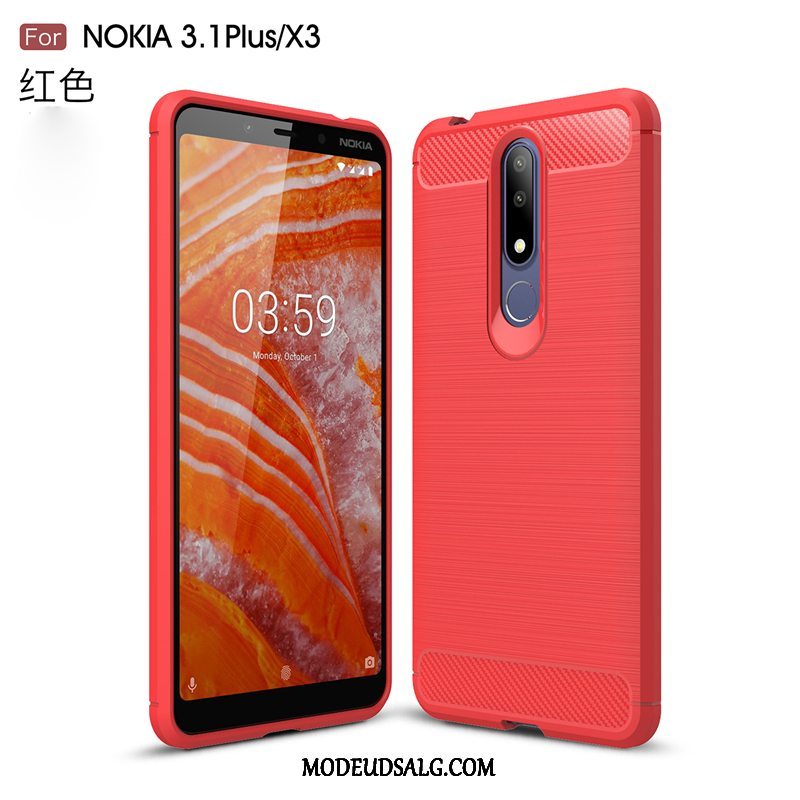 Nokia 3.1 Plus Etui Alt Inklusive Silikone Blød Mønster Trend