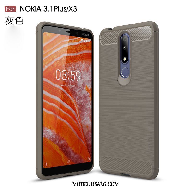 Nokia 3.1 Plus Etui Alt Inklusive Silikone Blød Mønster Trend