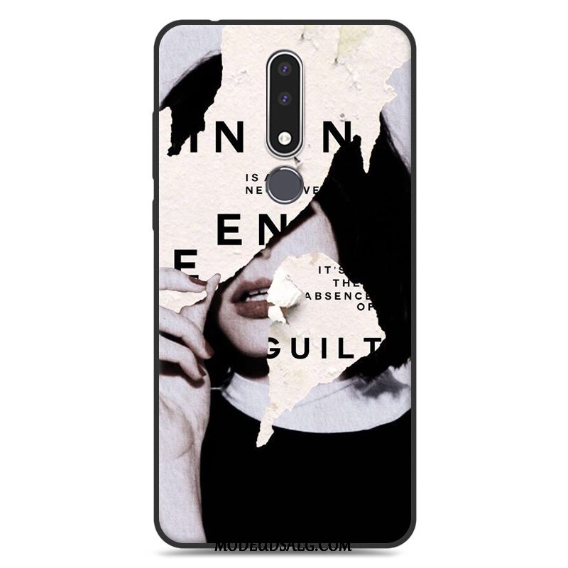 Nokia 3.1 Plus Etui Anti-fald Hvid Kreativ Cover Af Personlighed