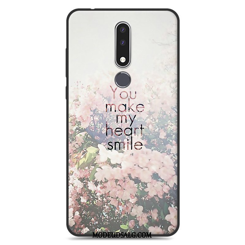 Nokia 3.1 Plus Etui Anti-fald Hvid Kreativ Cover Af Personlighed