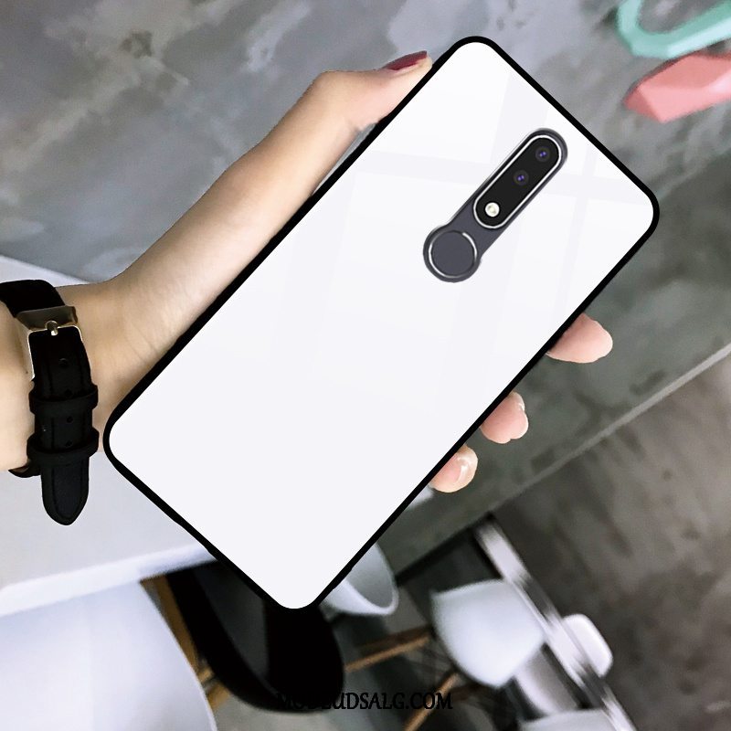 Nokia 3.1 Plus Etui Blød Glas Beskyttelse Anti-fald Cover