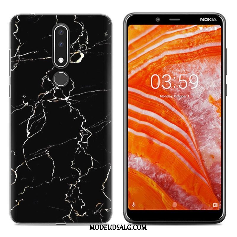 Nokia 3.1 Plus Etui Blød Ny Grøn Cartoon Cover