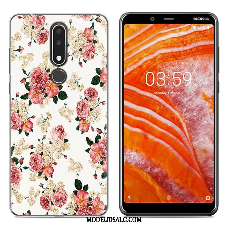 Nokia 3.1 Plus Etui Blød Ny Grøn Cartoon Cover