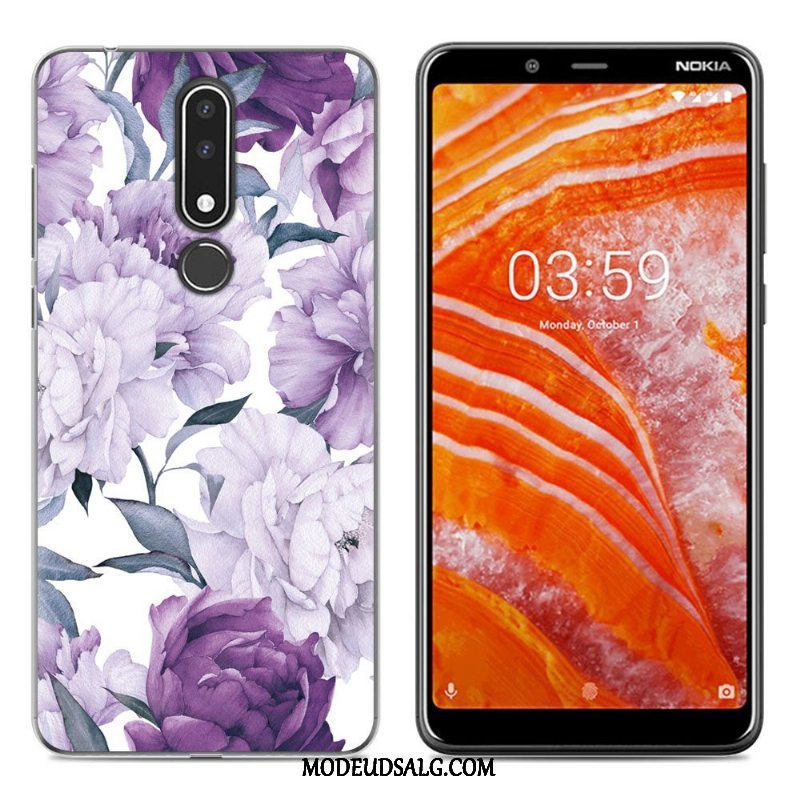 Nokia 3.1 Plus Etui Blød Ny Grøn Cartoon Cover