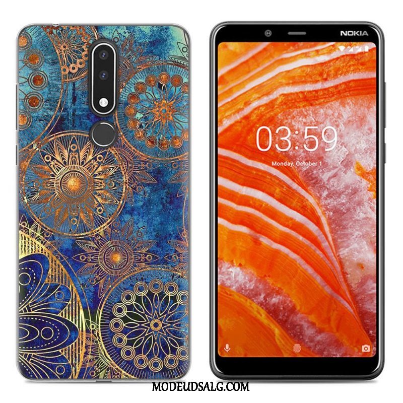 Nokia 3.1 Plus Etui Blød Ny Grøn Cartoon Cover