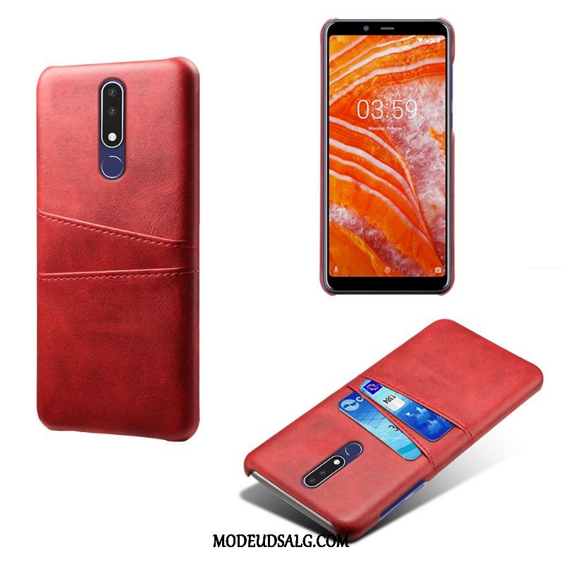 Nokia 3.1 Plus Etui / Cover Grøn Kort Beskyttelse