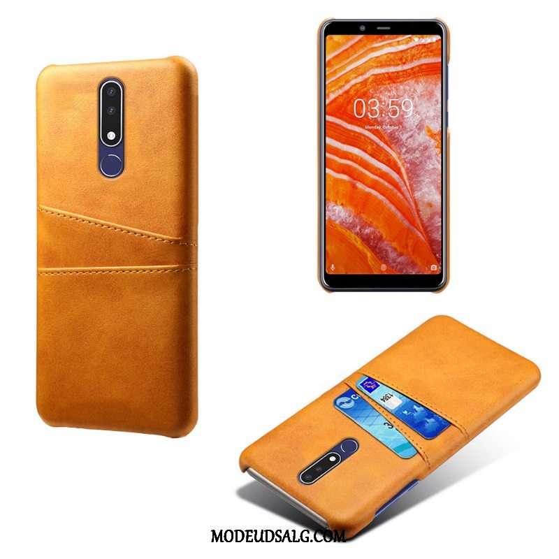 Nokia 3.1 Plus Etui / Cover Grøn Kort Beskyttelse