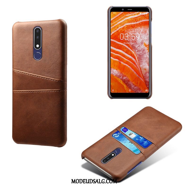 Nokia 3.1 Plus Etui / Cover Grøn Kort Beskyttelse