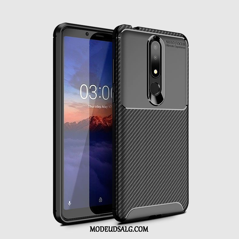 Nokia 3.1 Plus Etui / Cover Silikone Blød Anti-fald Beskyttelse