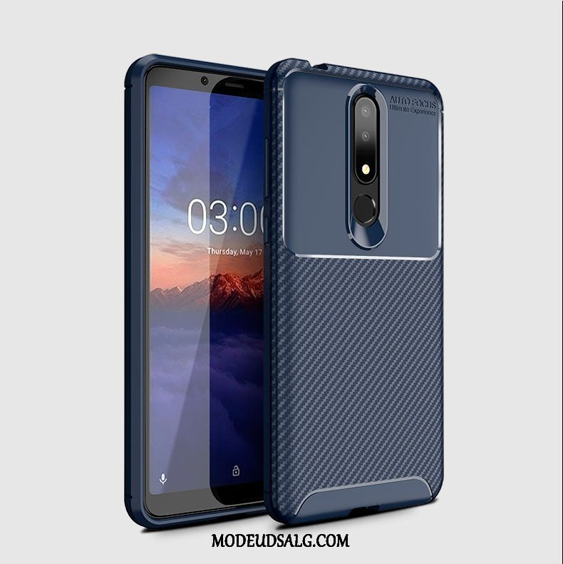 Nokia 3.1 Plus Etui / Cover Silikone Blød Anti-fald Beskyttelse