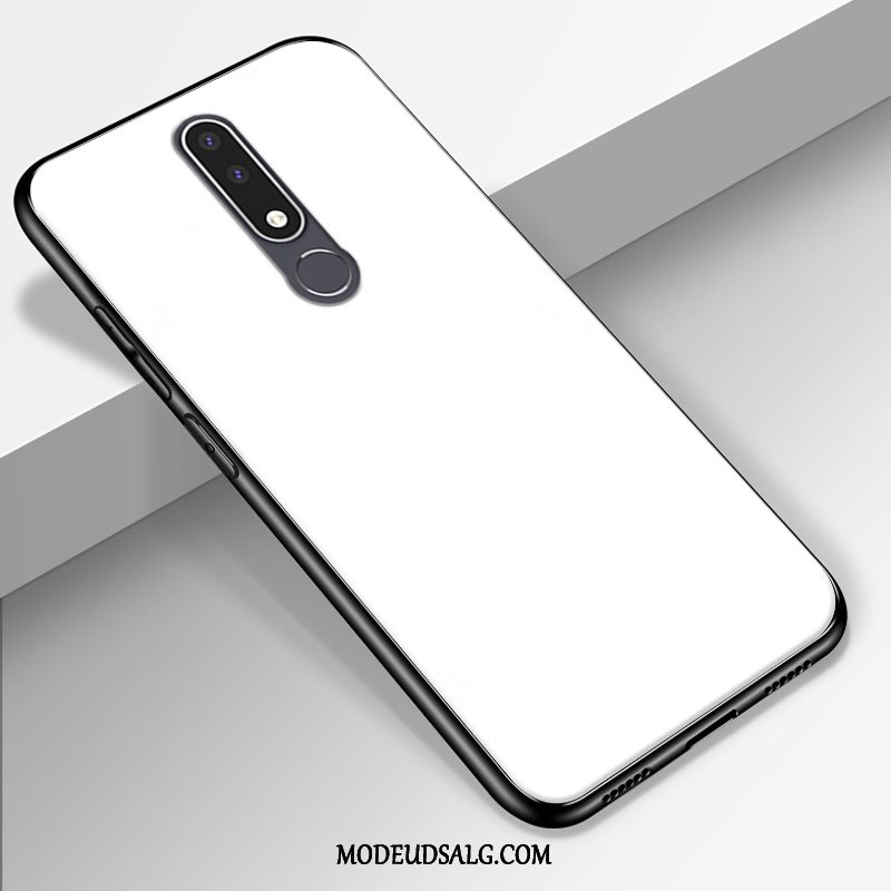 Nokia 3.1 Plus Etui Luksus Cover Hærdet Glas Beskyttelse Simple