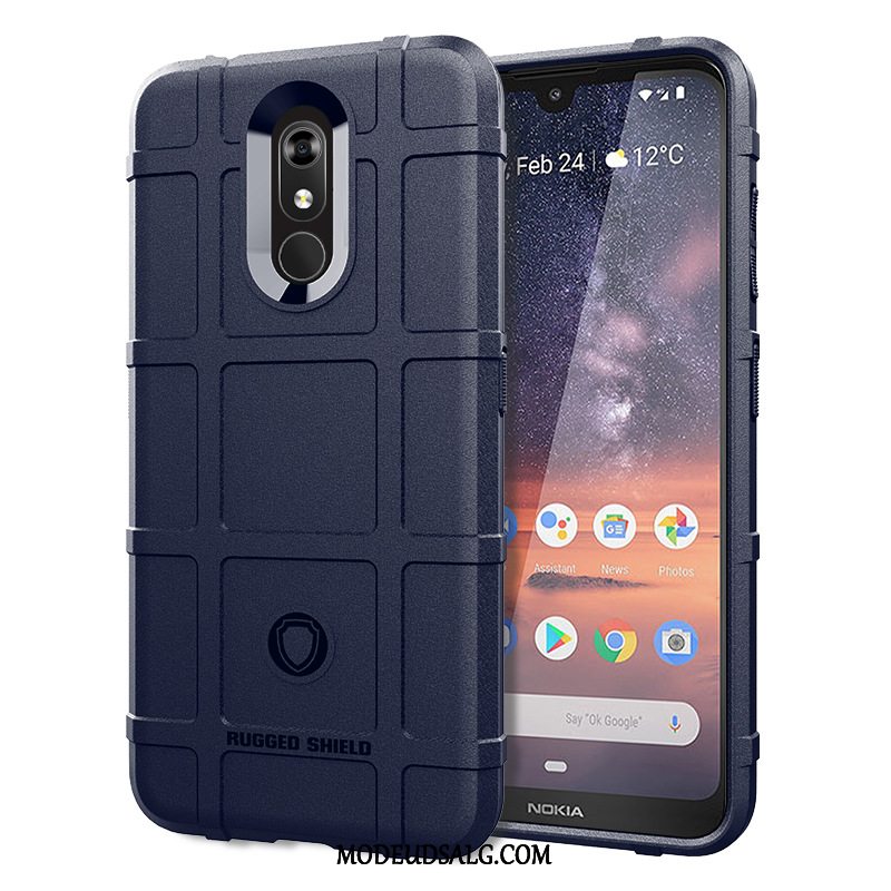 Nokia 3.2 Etui Blød Beskyttelse Silikone Grå Cover