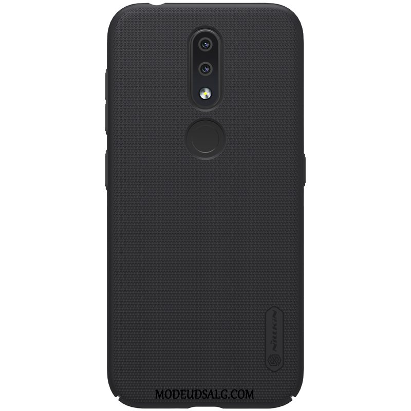 Nokia 4.2 Etui / Cover Anti-fald Hård Nubuck Guld