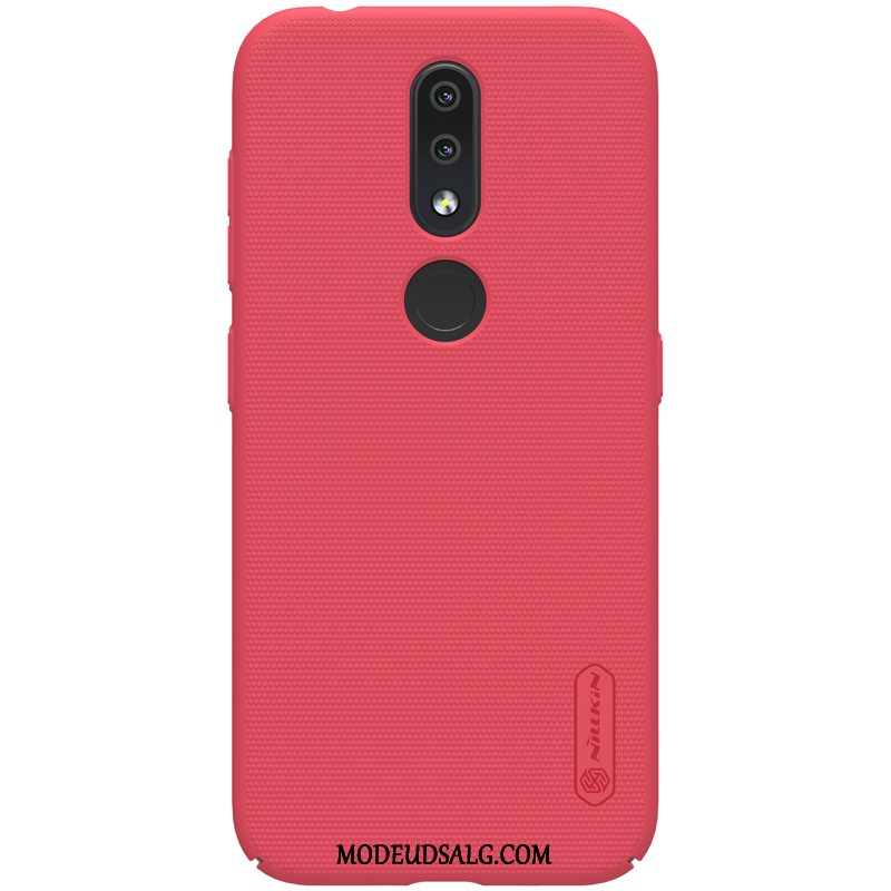 Nokia 4.2 Etui / Cover Anti-fald Hård Nubuck Guld