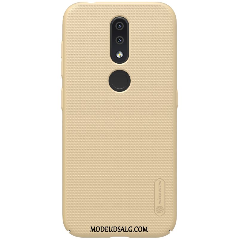 Nokia 4.2 Etui / Cover Anti-fald Hård Nubuck Guld