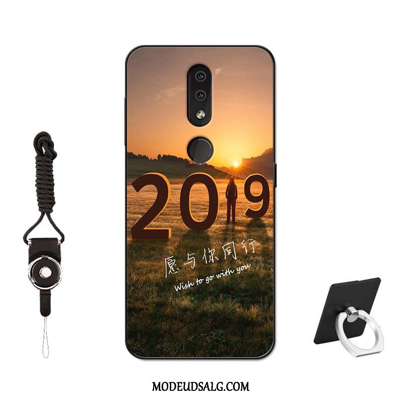 Nokia 4.2 Etui / Cover Lilla Beskyttelse Silikone Alt Inklusive