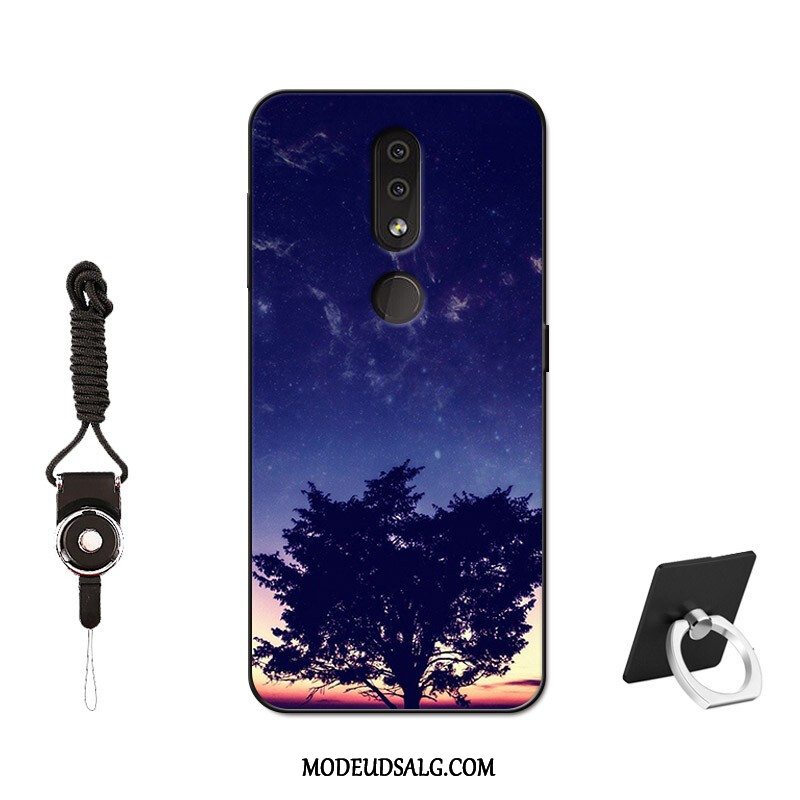 Nokia 4.2 Etui / Cover Lilla Beskyttelse Silikone Alt Inklusive