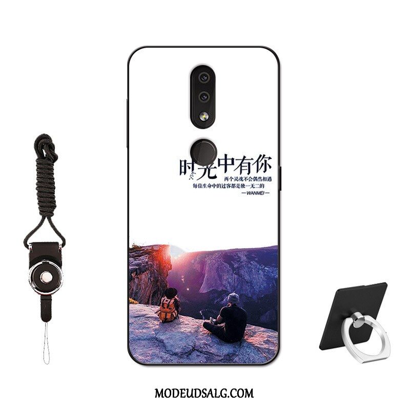 Nokia 4.2 Etui / Cover Lilla Beskyttelse Silikone Alt Inklusive