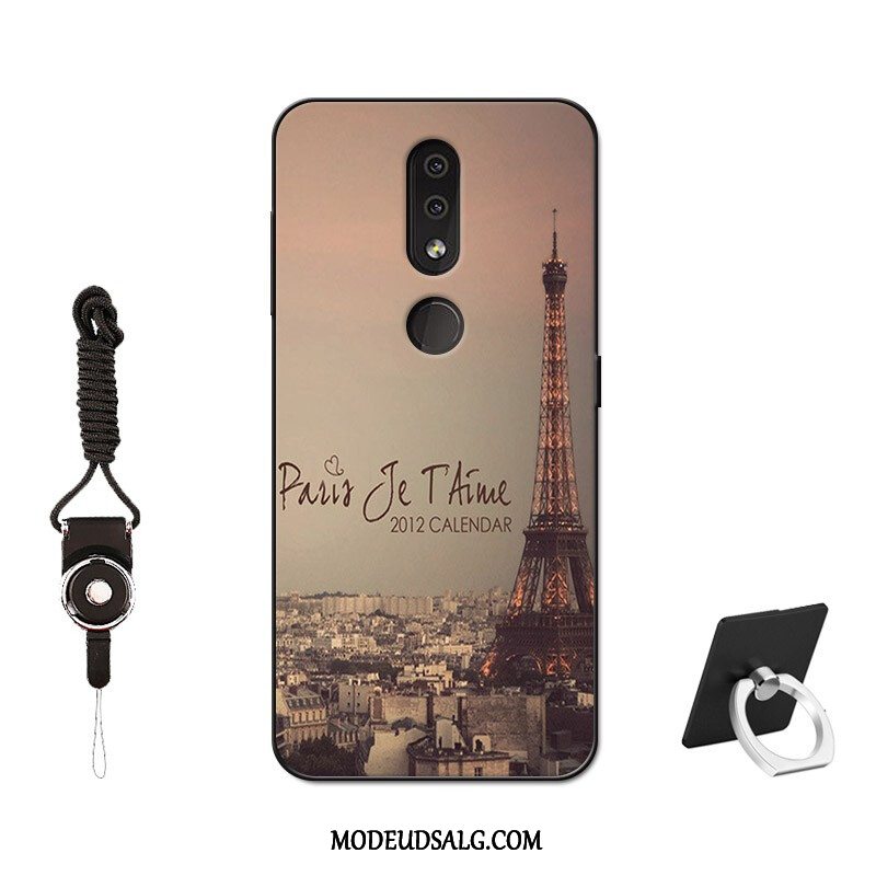 Nokia 4.2 Etui / Cover Lilla Beskyttelse Silikone Alt Inklusive