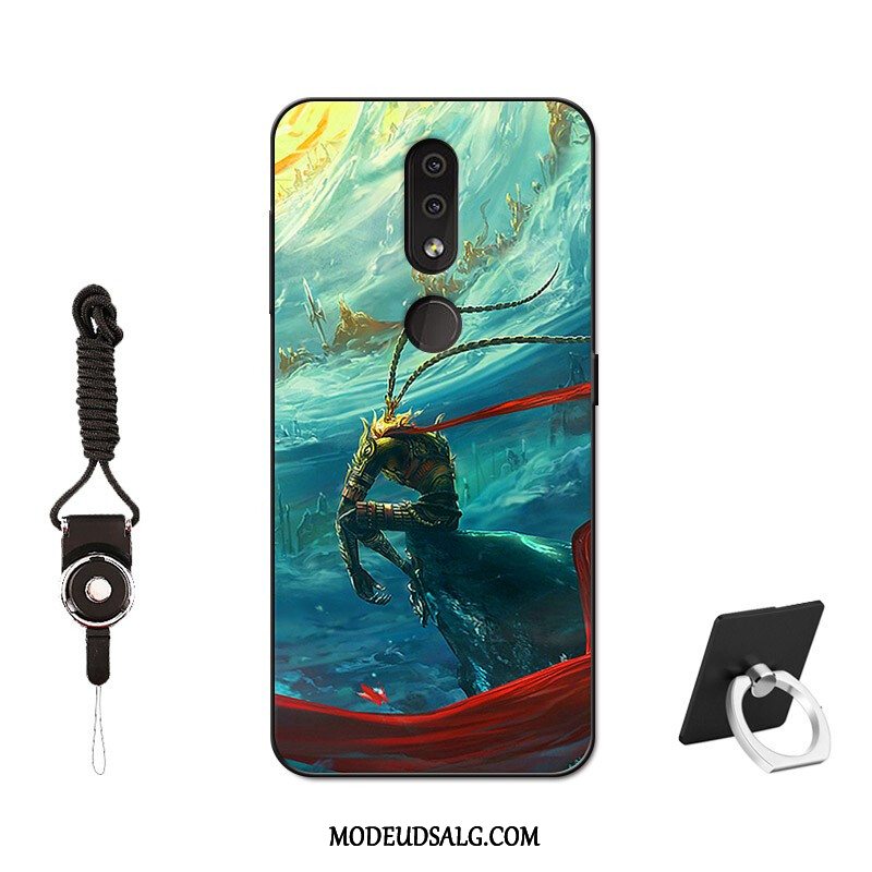 Nokia 4.2 Etui / Cover Lilla Beskyttelse Silikone Alt Inklusive