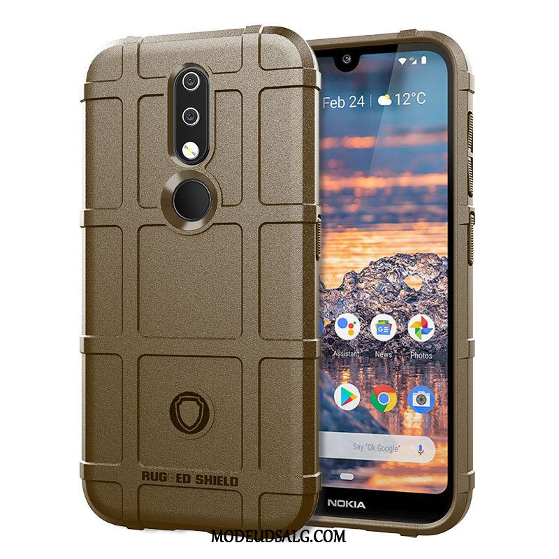 Nokia 4.2 Etui Tykke Taktik Cover Gasbag Anti-fald