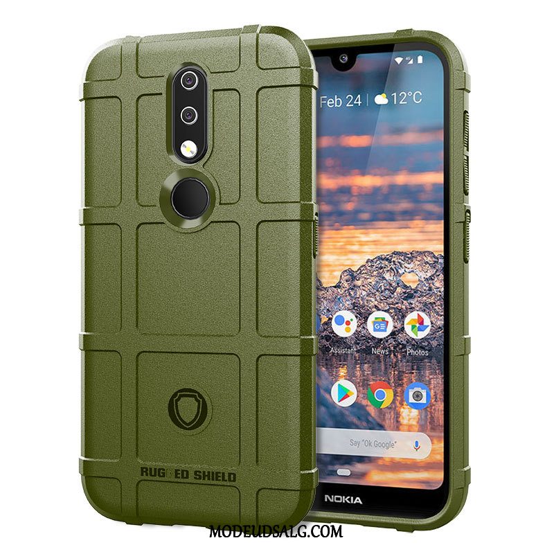 Nokia 4.2 Etui Tykke Taktik Cover Gasbag Anti-fald