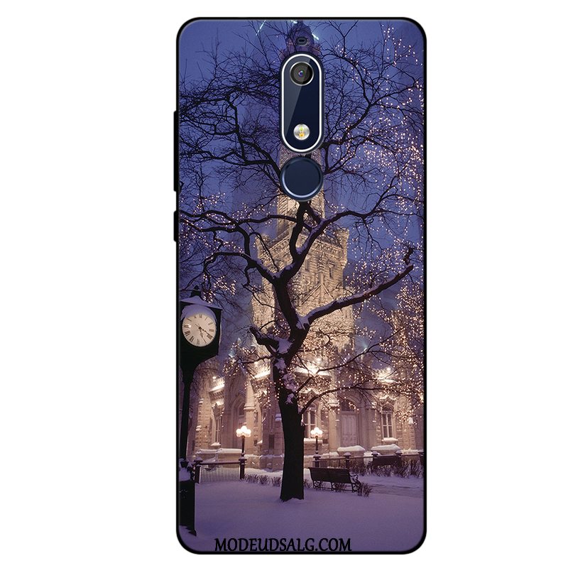 Nokia 5.1 Etui / Cover Cartoon Silikone Blød Alt Inklusive Anti-fald