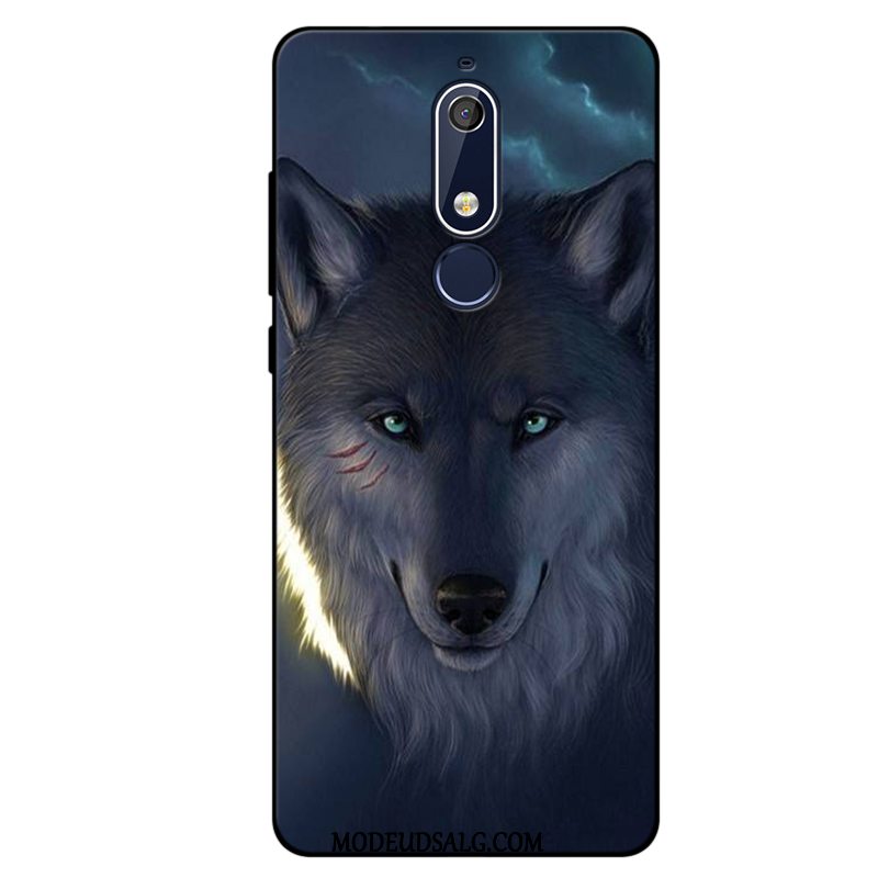 Nokia 5.1 Etui / Cover Cartoon Silikone Blød Alt Inklusive Anti-fald