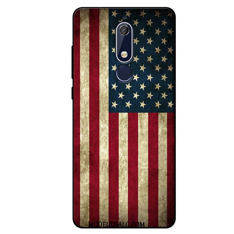 Nokia 5.1 Etui / Cover Cartoon Silikone Blød Alt Inklusive Anti-fald