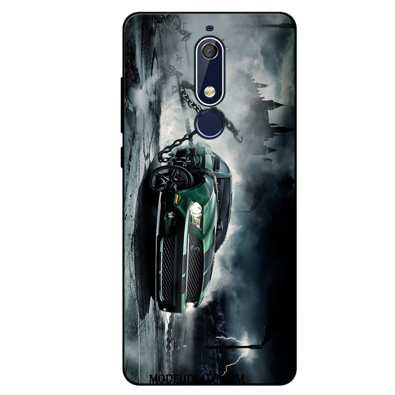 Nokia 5.1 Etui / Cover Cartoon Silikone Blød Alt Inklusive Anti-fald