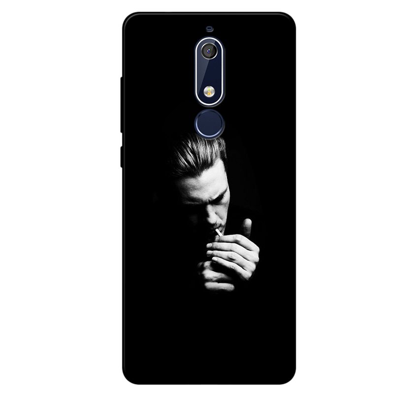 Nokia 5.1 Etui Mode Trend Beskyttelse Blød Silikone