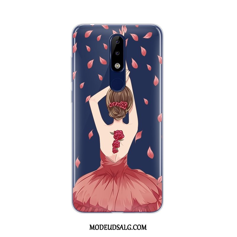 Nokia 5.1 Plus Etui / Cover Beskyttelse Tilpas Anti-fald Tynd Blød