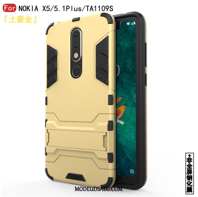 Nokia 5.1 Plus Etui Cover Hård Ny Blød Beskyttelse