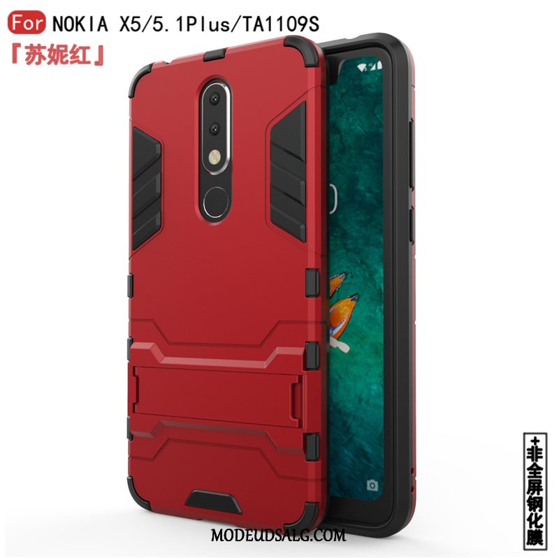 Nokia 5.1 Plus Etui Cover Hård Ny Blød Beskyttelse