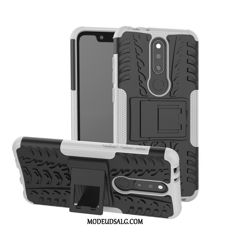 Nokia 5.1 Plus Etui / Cover Support Kreativ Silikone Mønster Tre Forsvar