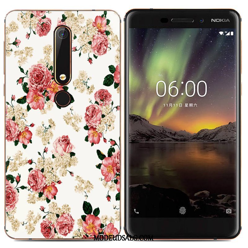 Nokia 6.1 Etui / Cover Blød Kreativ Beskyttelse Trend Simple