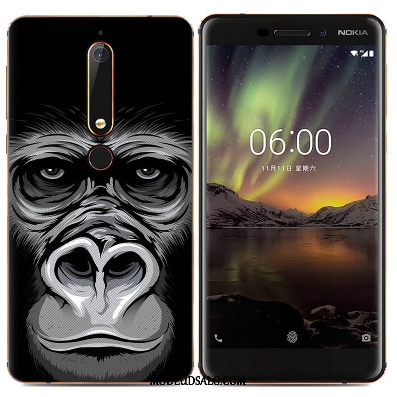 Nokia 6.1 Etui / Cover Blød Kreativ Beskyttelse Trend Simple