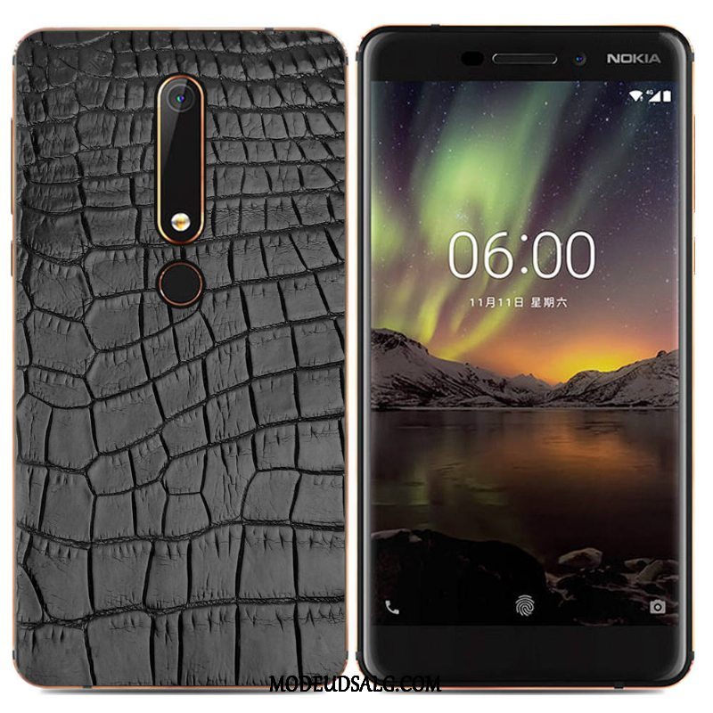 Nokia 6.1 Etui / Cover Blød Kreativ Beskyttelse Trend Simple