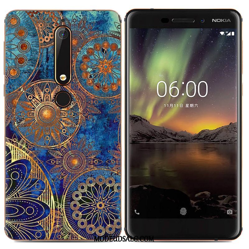 Nokia 6.1 Etui / Cover Blød Kreativ Beskyttelse Trend Simple