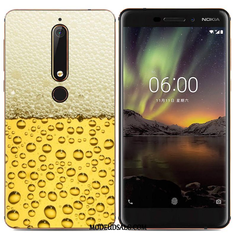 Nokia 6.1 Etui / Cover Blød Kreativ Beskyttelse Trend Simple