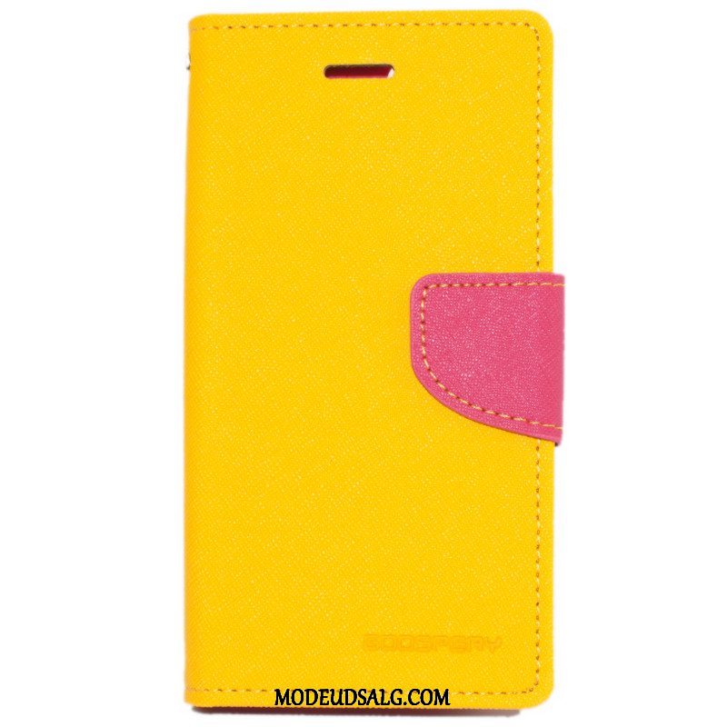 Nokia 6.1 Etui Folio Gul Beskyttelse Cover