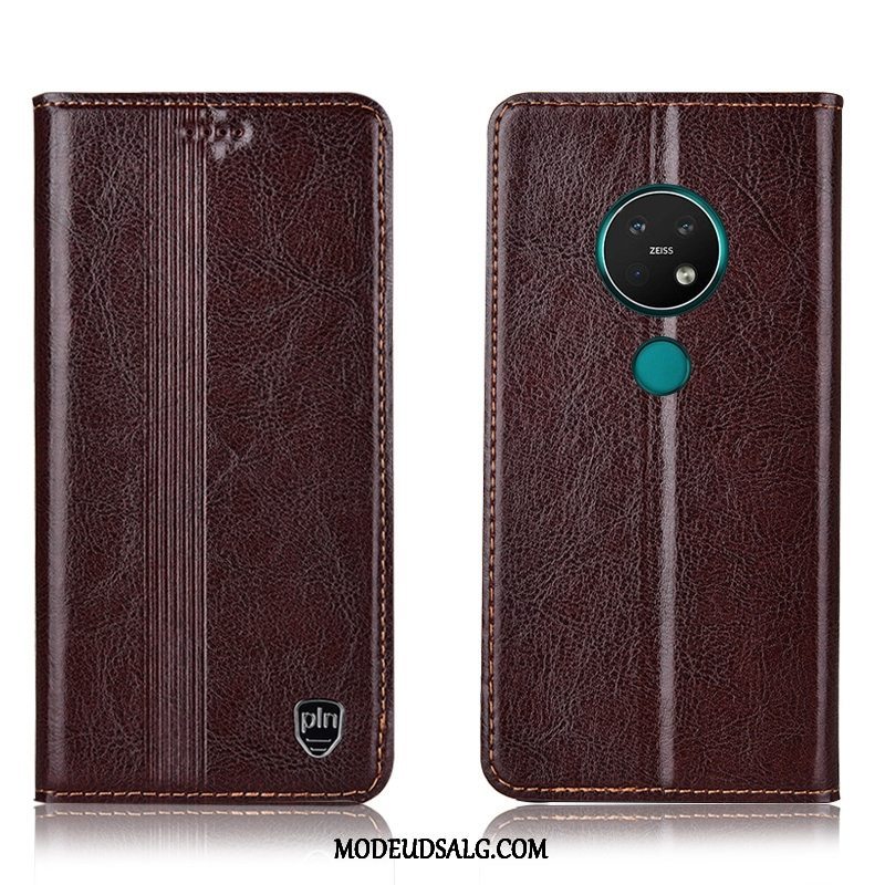 Nokia 6.2 Etui Beskyttelse Folio Anti-fald Lædertaske Cover