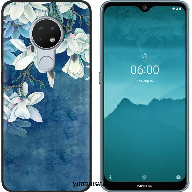 Nokia 6.2 Etui Blød Malet Nubuck Trend Lilla