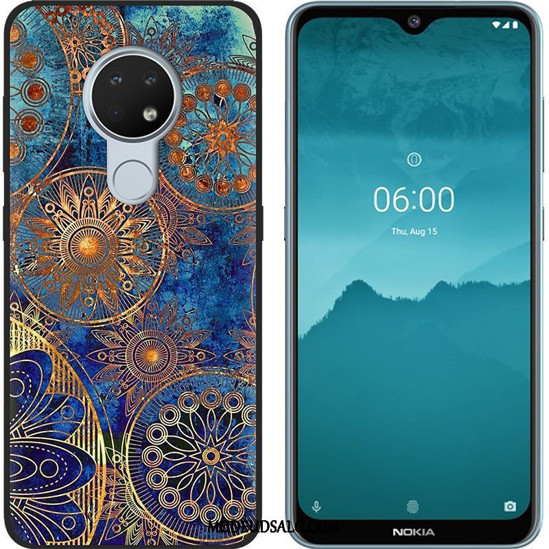 Nokia 6.2 Etui Blød Malet Nubuck Trend Lilla