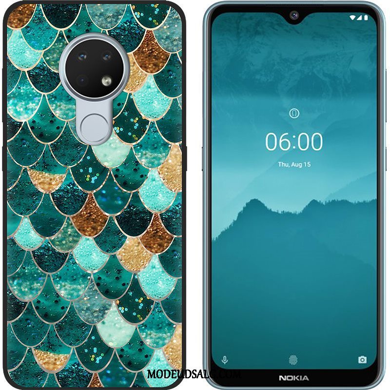 Nokia 6.2 Etui Blød Malet Nubuck Trend Lilla